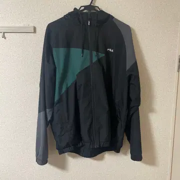 FILA 후드 부착 윈드브레이커 상하의