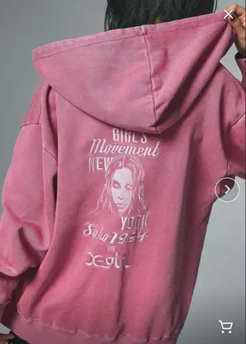 MIX LOGO&FACE FADED ZIP UP SWEAT HOODIE