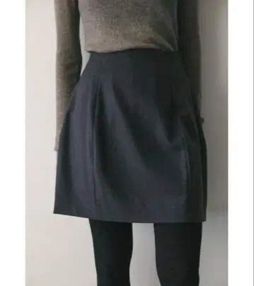 STYLEMIXER 트위드 코쿤 미니 스커트 팬츠