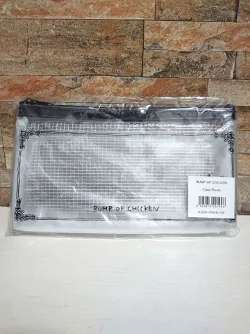 BUMP OF CHICKEN 니콜 클리어 파우치