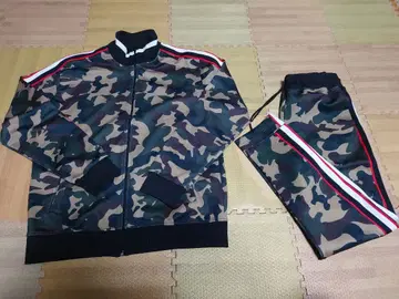 ZARA 카모 패턴 스트라이프 저리 셋업 자라