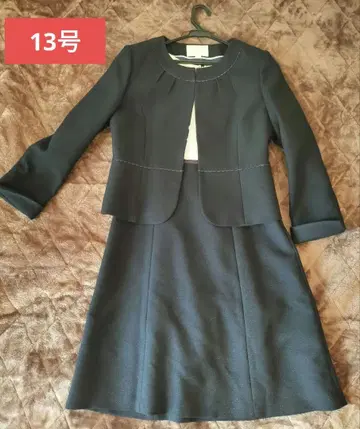 [13호] 네이비 자켓 & 원피스 세트