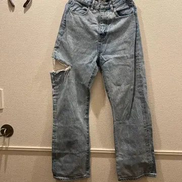 WHO'S WHO gallery 사이드슬릿 데님 F