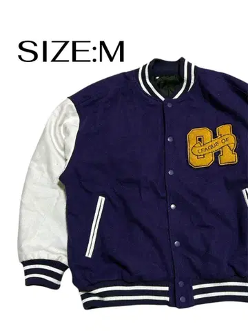 바시티 자켓 퍼플