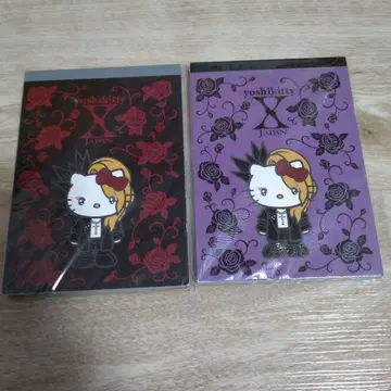yoshikitty X JAPAN 메모 용지 2권 세트