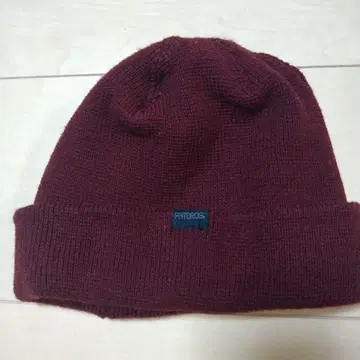 LIBE BRAND UNIVS. fatbros 버건디 니트 모자