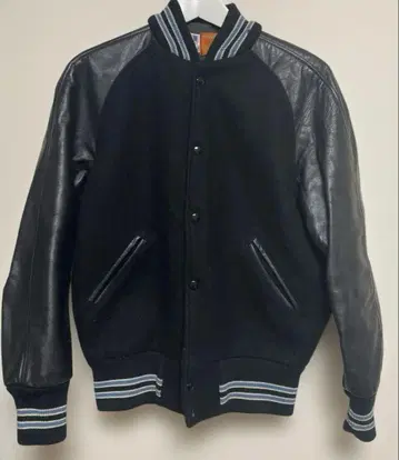 스쿠컴 SKOOKUM 바시티 자켓 소매 가죽