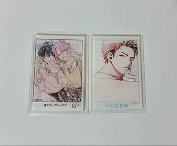 비터 플레이메이트 폴라로이드풍 카드 스마일 베이스 카페 니시모토 로우