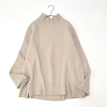 23AW 세탁 가능한 SHIPS 5G 울 캐시미어 터틀넥 니트 새상품급