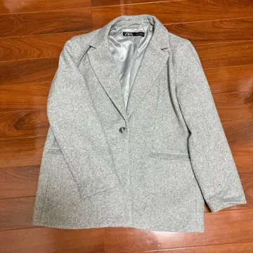 ZARA 그레이 테일러드 자켓 L