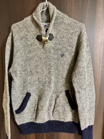 [ 가격 인하 중 ] Duffer 니트 스웨터 M 그레이/네이비