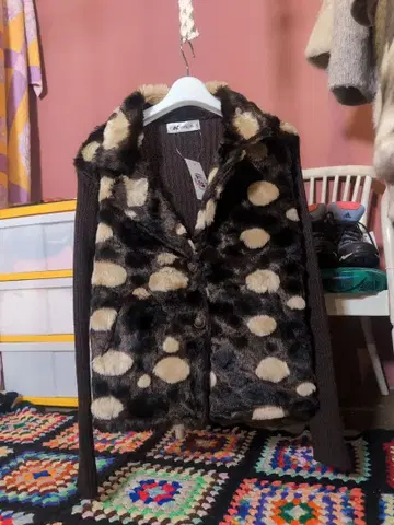 니트 가디건 니트 자켓 구제 의류 Y2K