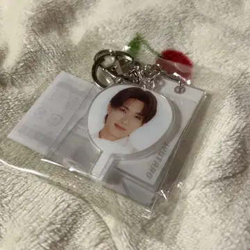 야마나카 유타로 미니 부채 참 키링