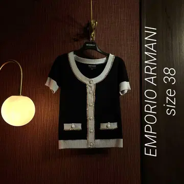 엠포리오 아르마니 반팔 니트