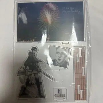 진격의 거인 메모리얼 아크릴 스탠드 히타 리바이 벌스데이 불꽃놀이