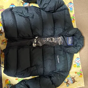 Bear 다운 자켓 블랙