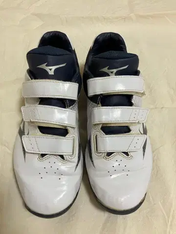 미즈노 업 슈즈 트레이닝 슈즈 화이트/네이비 25cm