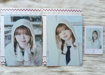 NiziU 리쿠 랜트레 2장 포토 카드 팝업스토어 winter trip