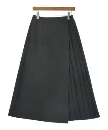 MIDIUMISOLID 롱 맥시 길이 스커트 여성용