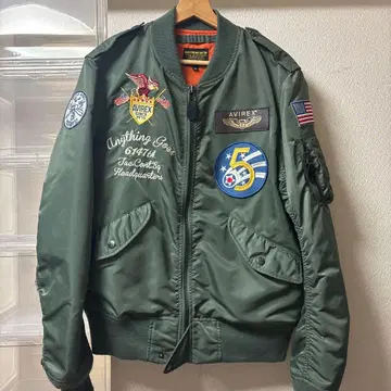 AVIREX MA-1 플라이트 자켓 올리브 그린