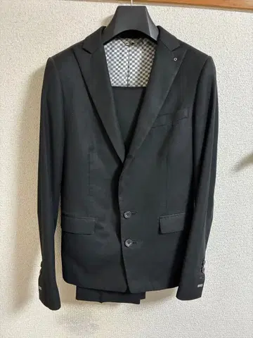 BUFFALO BOBS 안감 체크 무늬 수트 상하의 세트