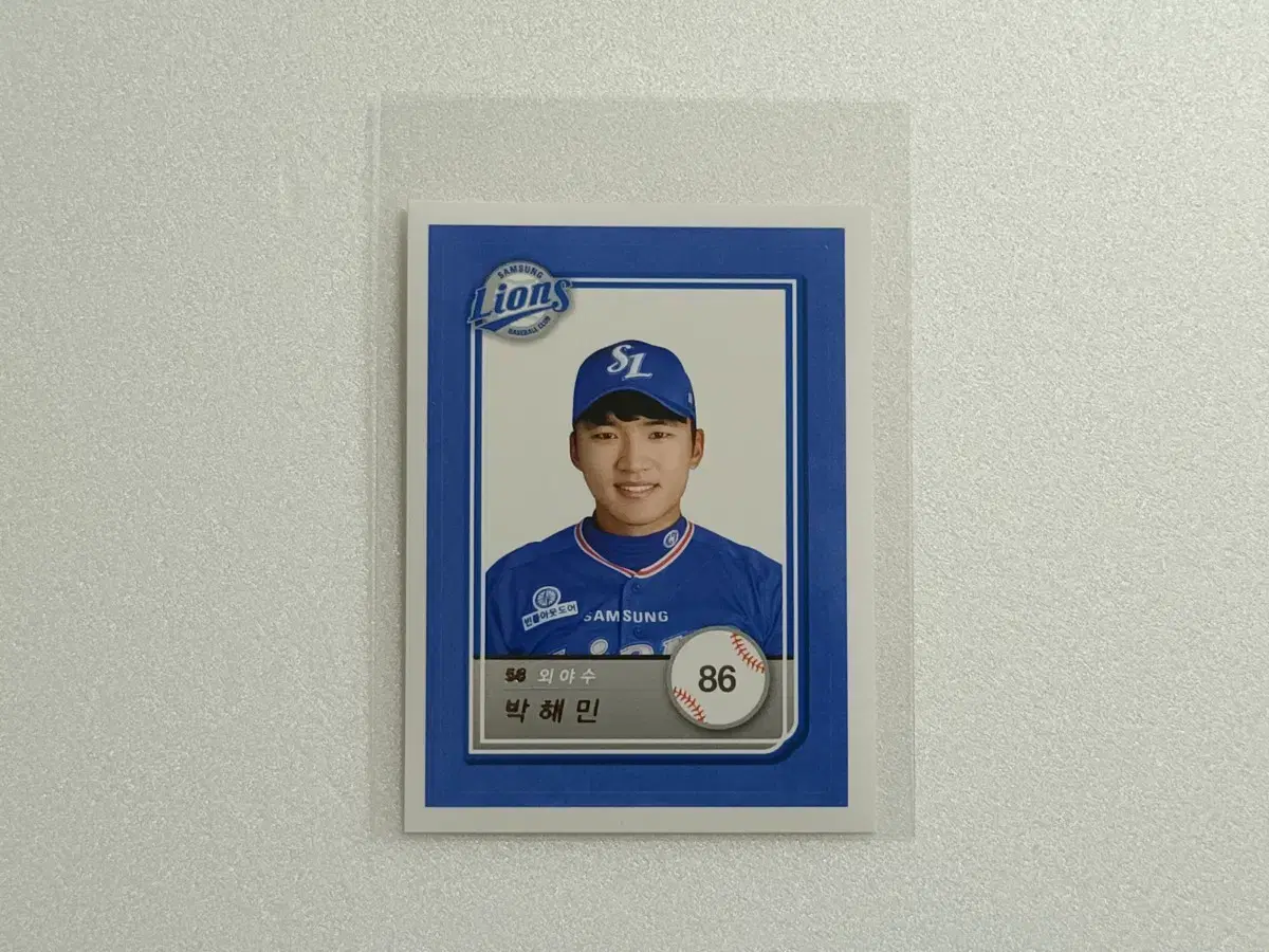 [KBO] 2018 SCC 박해민 삼성라이온즈 카드스티커