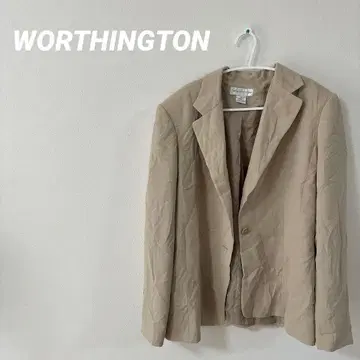 새상품급 WORTHINGTON 베이지 싱글 버튼 자켓