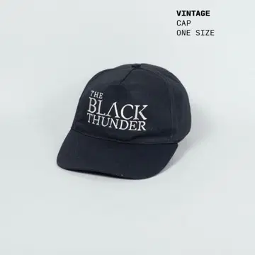Black Thunder 캡 빈티지 Vintage Cap 구제 의류