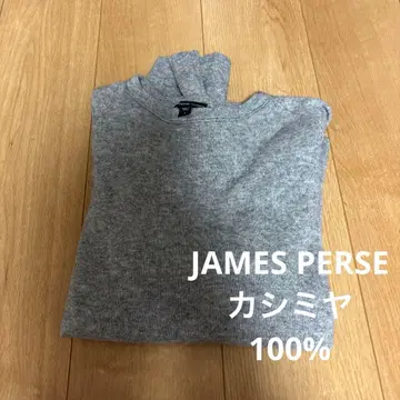 JAMES PERSE 그레이 긴팔 스웨터 캐시미어 100%