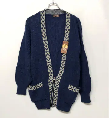 데드스탁 마이혜미 일본산 레트로 로리안 자카드 니트 가디건