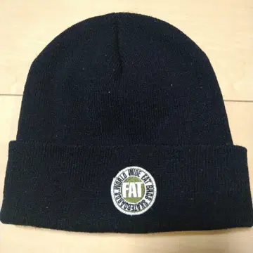 LIBE BRAND UNIVS. fatbros 블랙 니트 모자