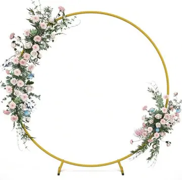 서클 아치 웨딩 골드