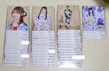 노기자카46 한여름 전국 투어 2025 브로마이드 묶음 판매 유카타