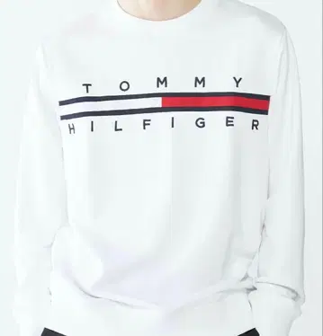TOMMY HILFIGER 화이트 트레이닝복 S 사이즈