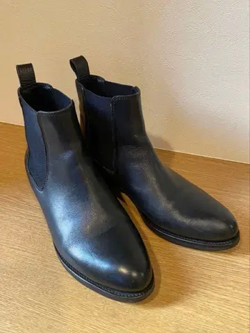 KIWI 사이드 고어 부츠 가죽 블랙 24