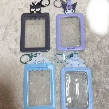 산리오 카드 케이스 폴라로이드 홀더 트레이딩 카드 케이스 키링 한국