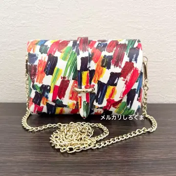 pelle 체인 포함 숄더백 2way 클러치백 천연 가죽