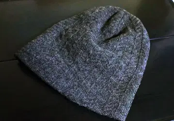 Y's 그레이 니트 모자 100% 모