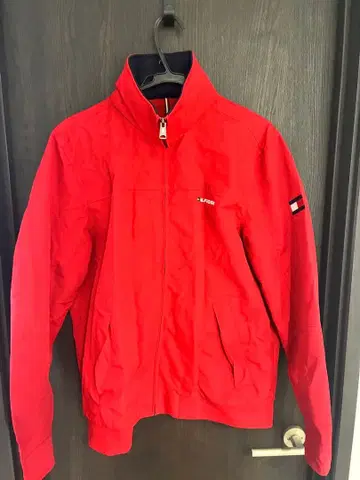 [ 새상품급 ] TOMMY HILFIGER 레드 점퍼 L 사이즈