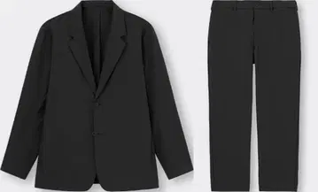 [새상품급] GU 나일론 스트레치 자켓 스트레치 팬츠 셋업