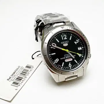 SEIKO5 자동 와인딩 SNKF63J1 일본제 데이데이트 블랙 7S26