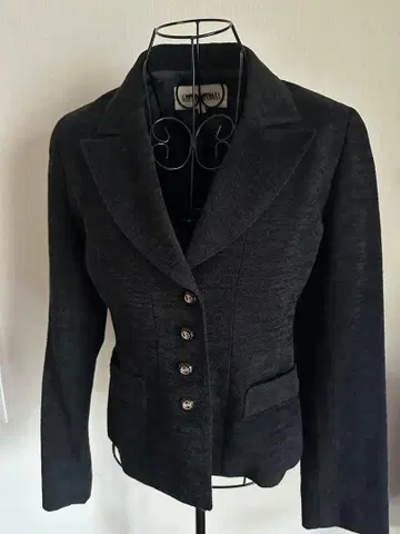 블랙 테일러드 자켓
