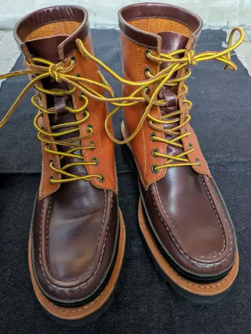 EGO TRIPPING 가죽 부츠 브라운