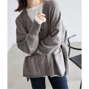 SLOBE 워셔블 와이드 실루엣 가디건