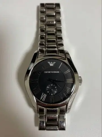 엠포리오 아르마니 쿼츠 손목시계 블랙