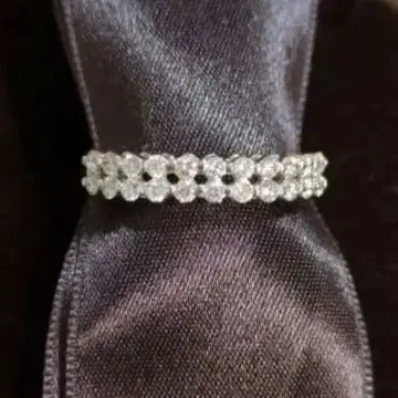 다이아몬드 이중 하프 이터니티 반지 #12