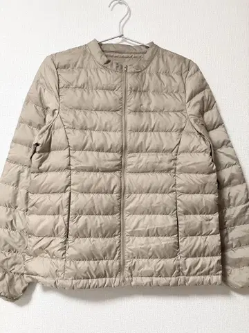 여성용 베이지 다운 자켓 M 사이즈