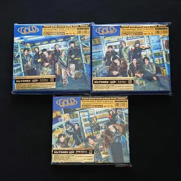 SixTONES GOLD 초회반 A B 통상 3형태 앨범 CD+DVD