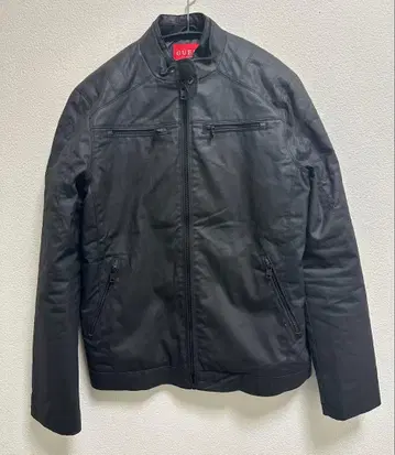 GUESS 라이더 자켓 XS 블랙 짧은 기장 싱글 라이더