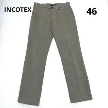 INCOTEX 치노 팬츠 코튼 스트레이트 46